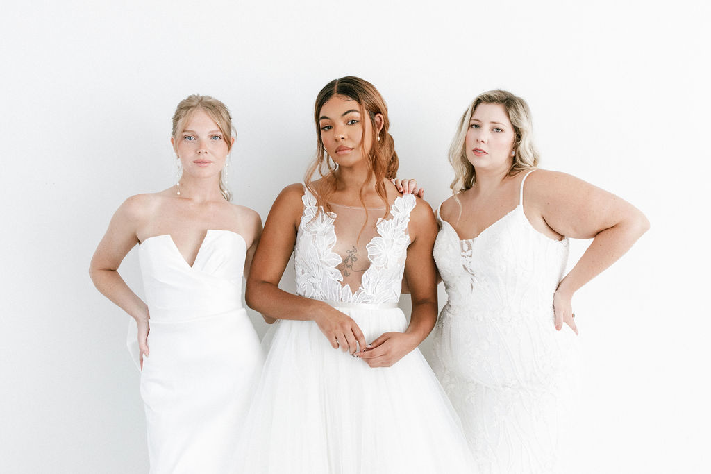 Kelly Faetanini, Watters, and Madi Lane Wedding Dresses
